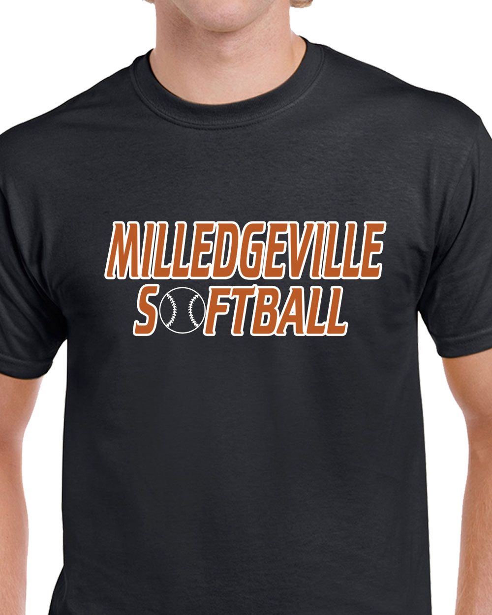 Missiles Softball (Orange letters)