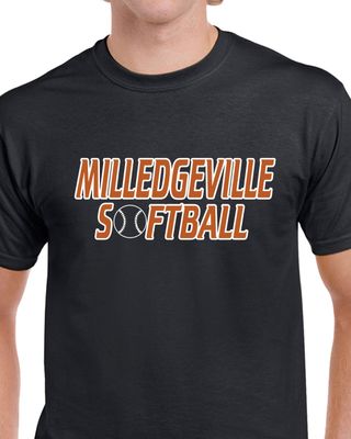 Missiles Softball (Orange letters)