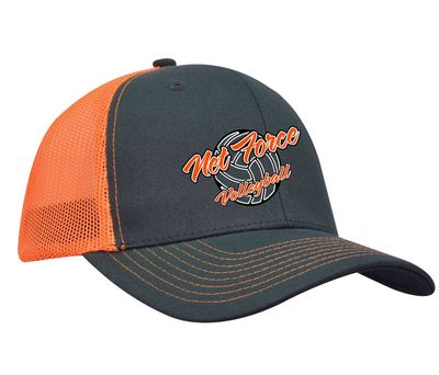 Orange/Black Mesh Cap