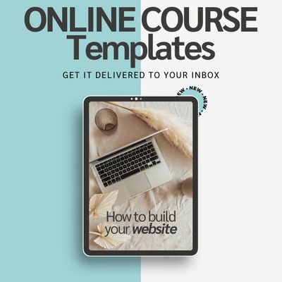 Online Course Templates