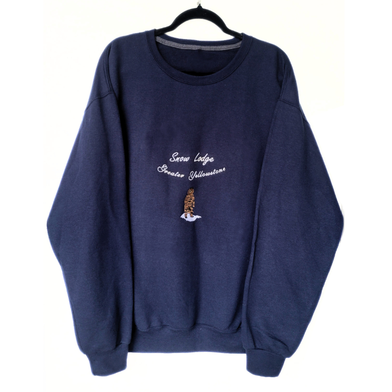 Yellowstone Snow Lodge Crewneck Sweatshirt