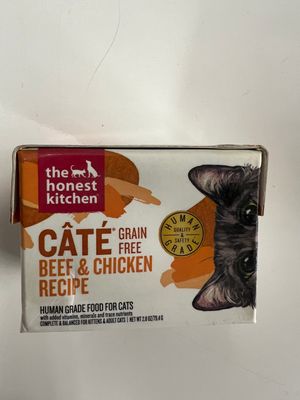 The Honest Kitchen CATE GRAIN FREE BEEF &amp; CHICKEN PATE WET CAT FOOD