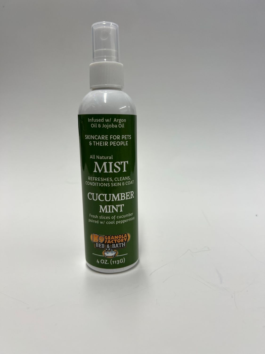 ON SALE.  -K9 Granola Factory Cucumber Mint Body Mist