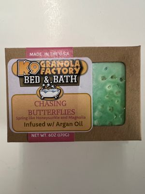ON SALE  - K9 Granola Factory Chasing Butterflies Bar Soap