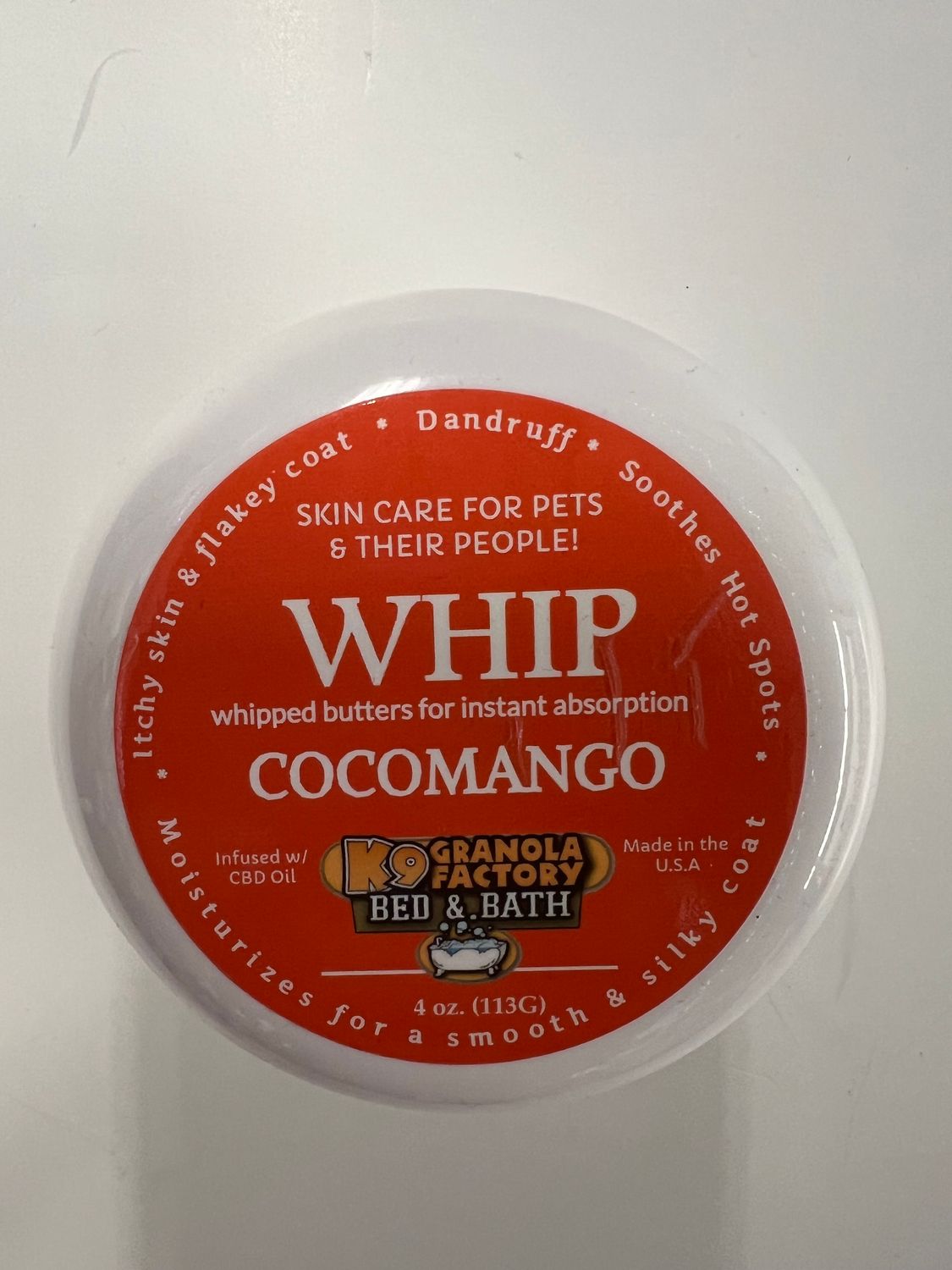ON SALE -  K9 Granola Whipped Body Butter for Dogs - Cocomango