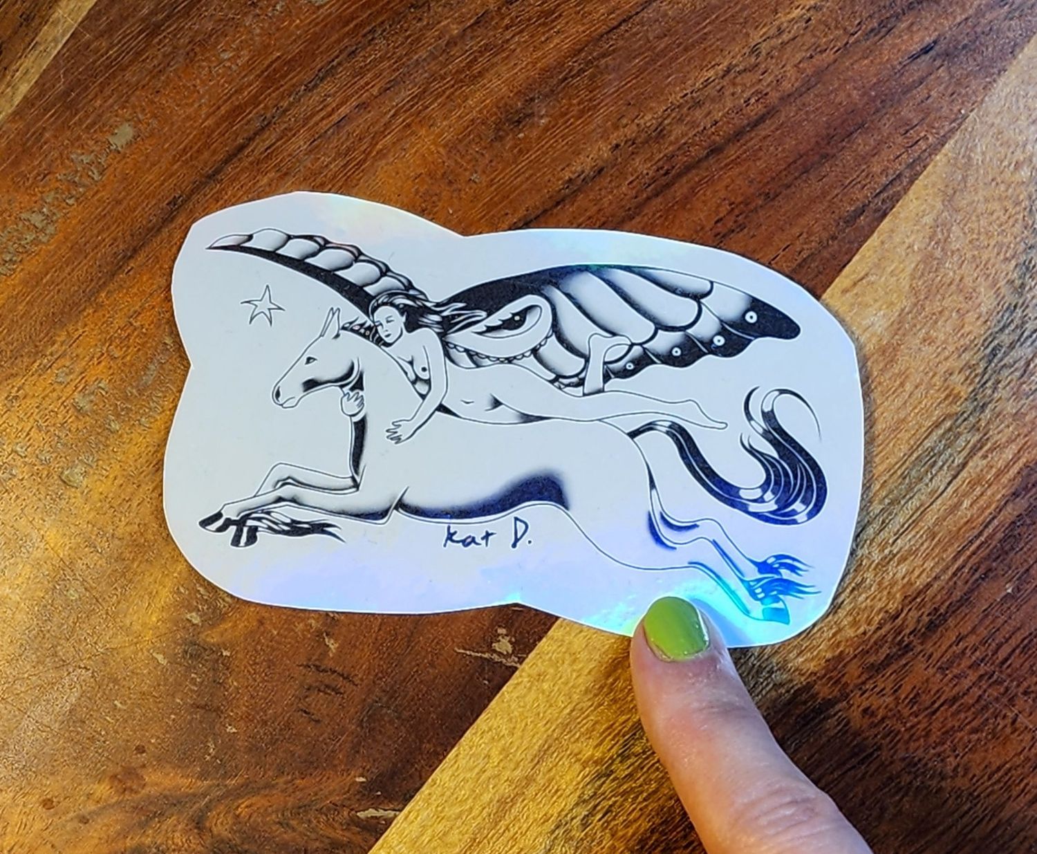 Pegasus fairy sticker