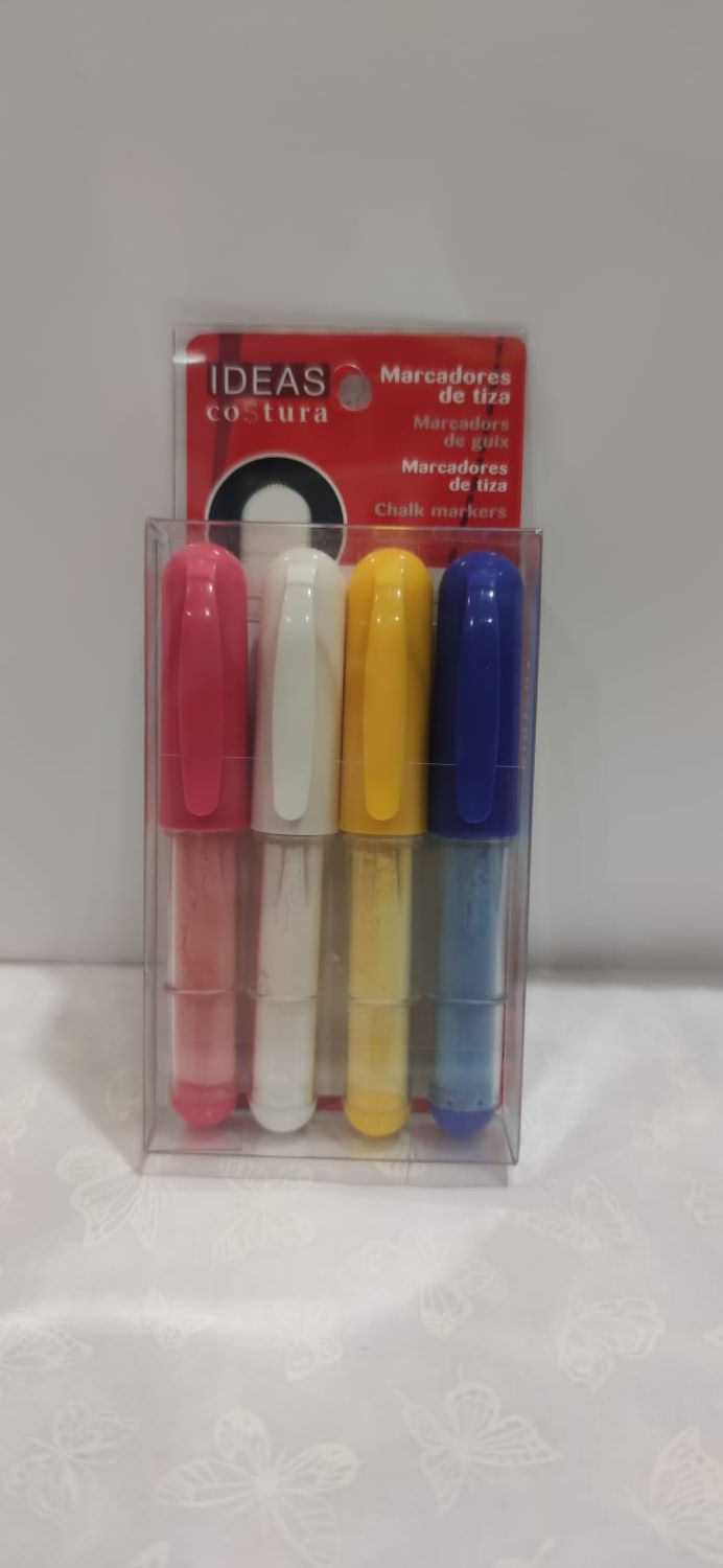 Marcadores de tiza. 4 colores
