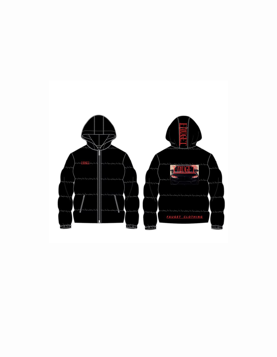 winter waterproof puffer