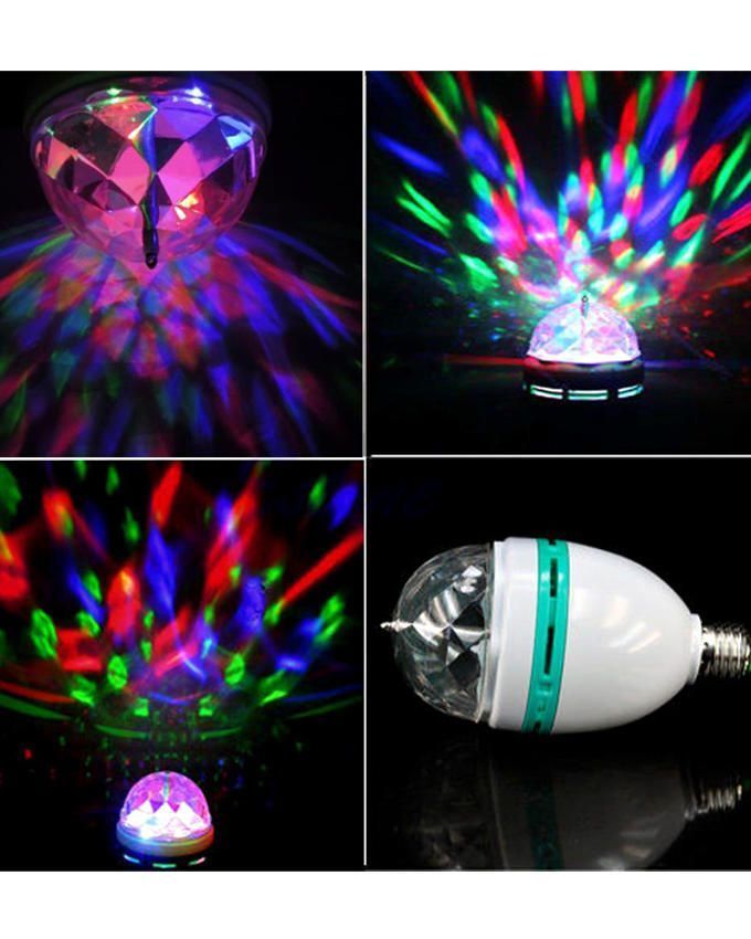 Disco DJ Party LED Light Bulb - White