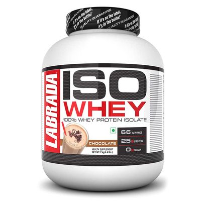 Labrada ISO WHEY 100% Whey Protein Isolate - 4.4 lbs (2kg) (Chocolate)