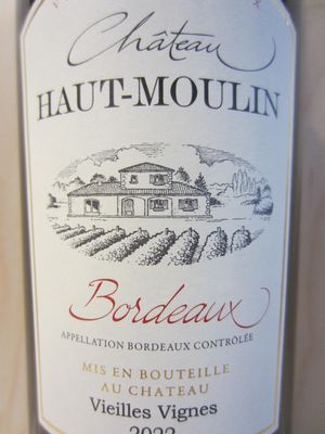 Château Haut-Moulin, Côtes de Blaye