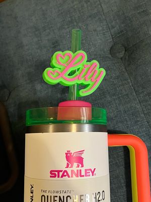 Name Slides For Tumbler Straws