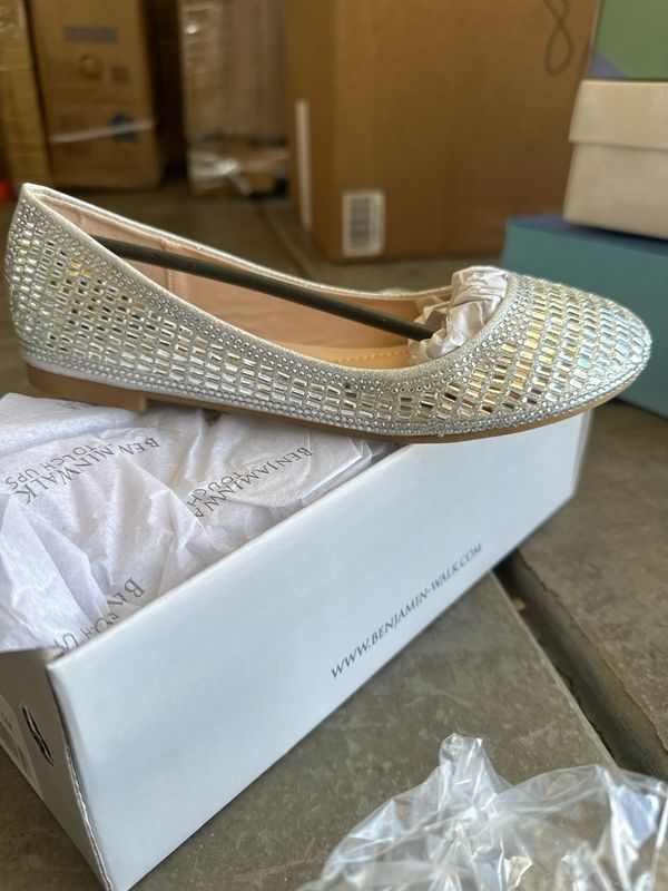 Benjamin Walk Touch Ups Star silver Flat Size 5.5