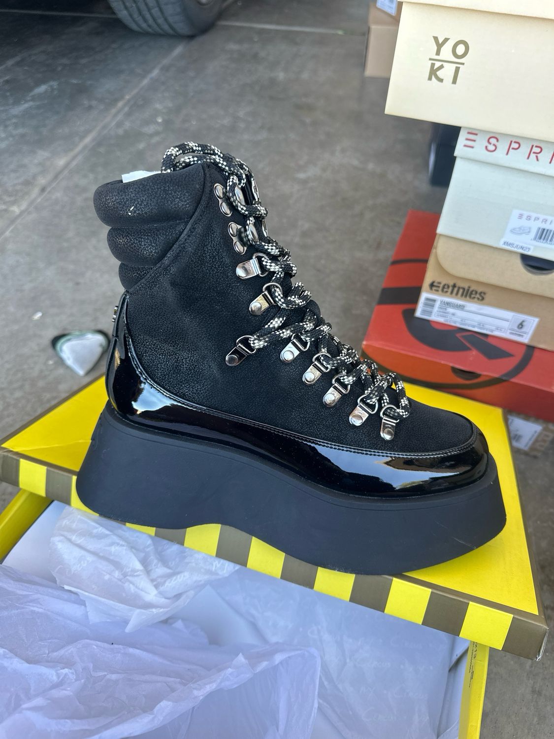 Circus•ny Women’s Gail Black Moto Boot Size 7