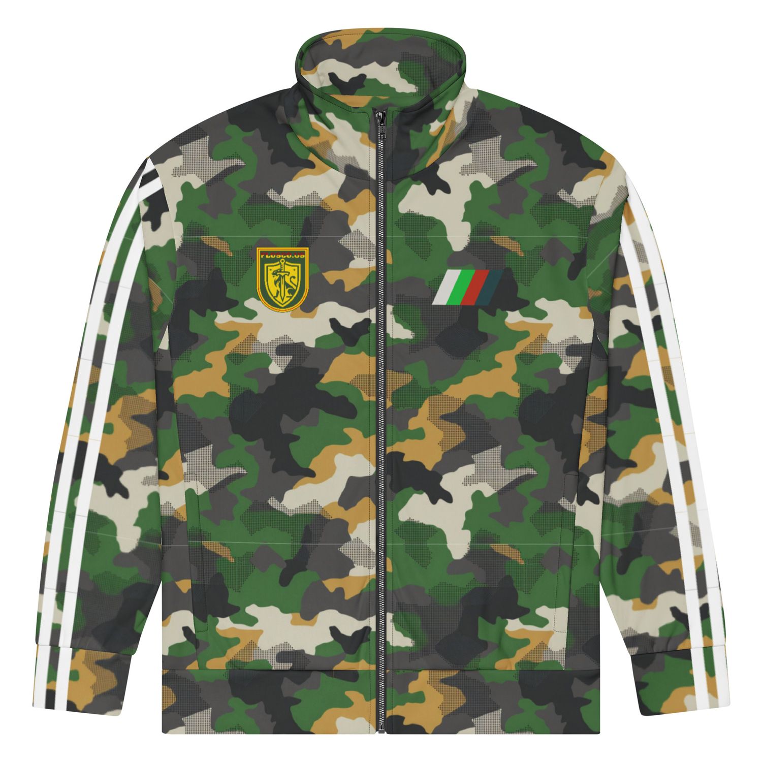 M2 Camo Track Suit top with white stripes