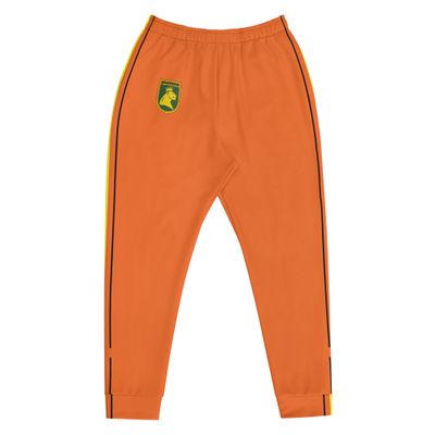 Russian Orange Track Suit bottom with yellow-black stripes