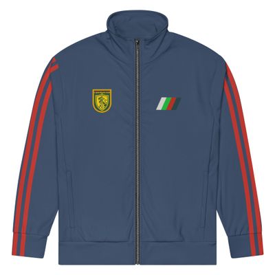 Cello Blue Track Suit top with red stripes
