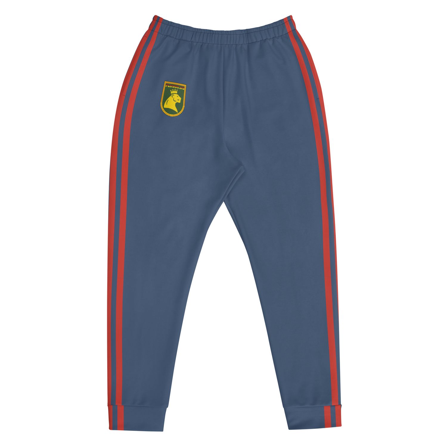 Cello Blue Track Suit bottom with red stripes