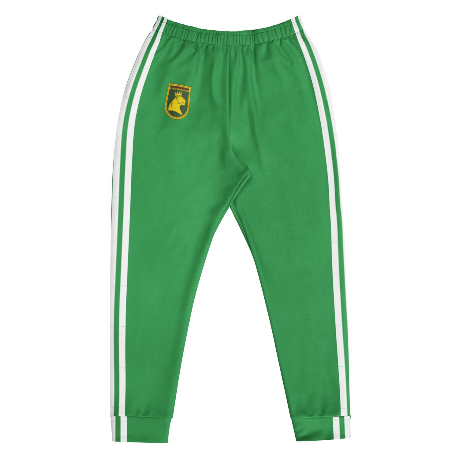 Sea Green Track Suit bottom with white stripes