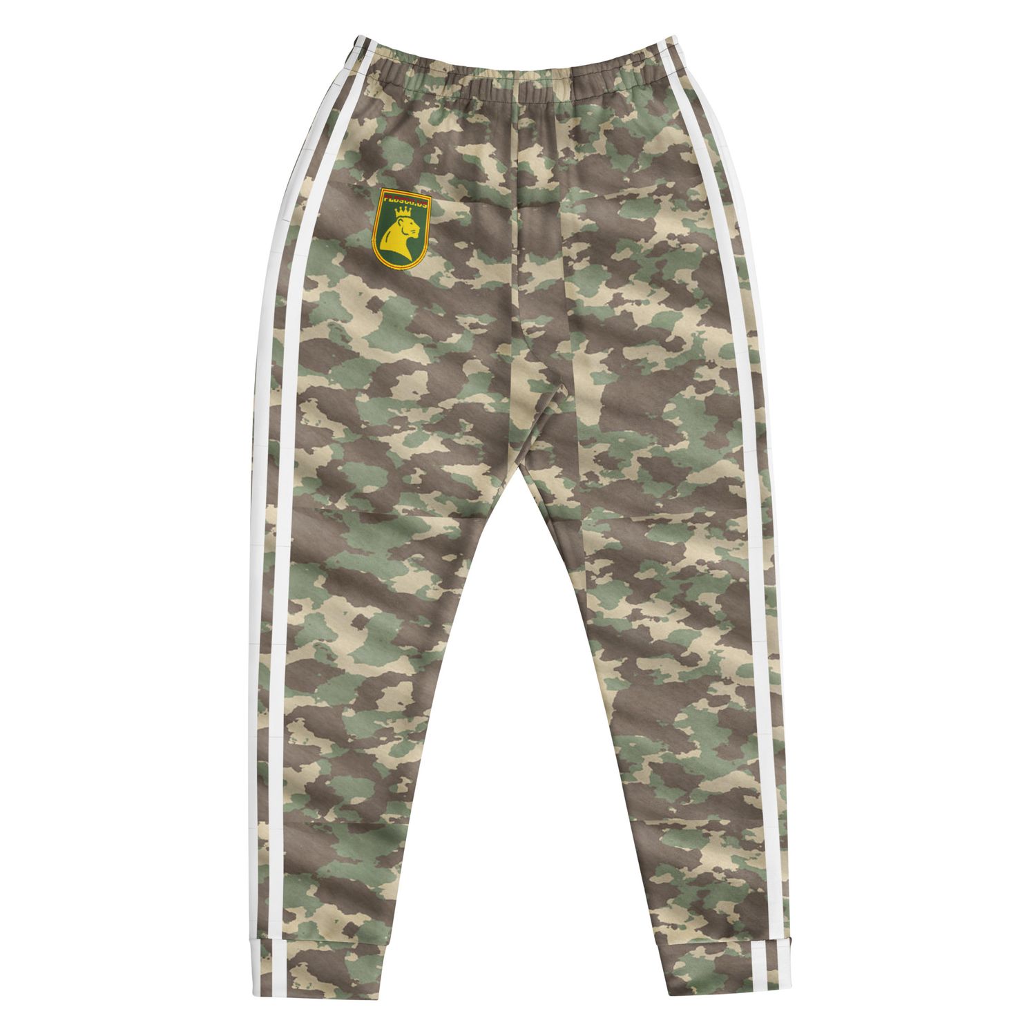 Duck Hunter camo Track Suit bottom with white stripes