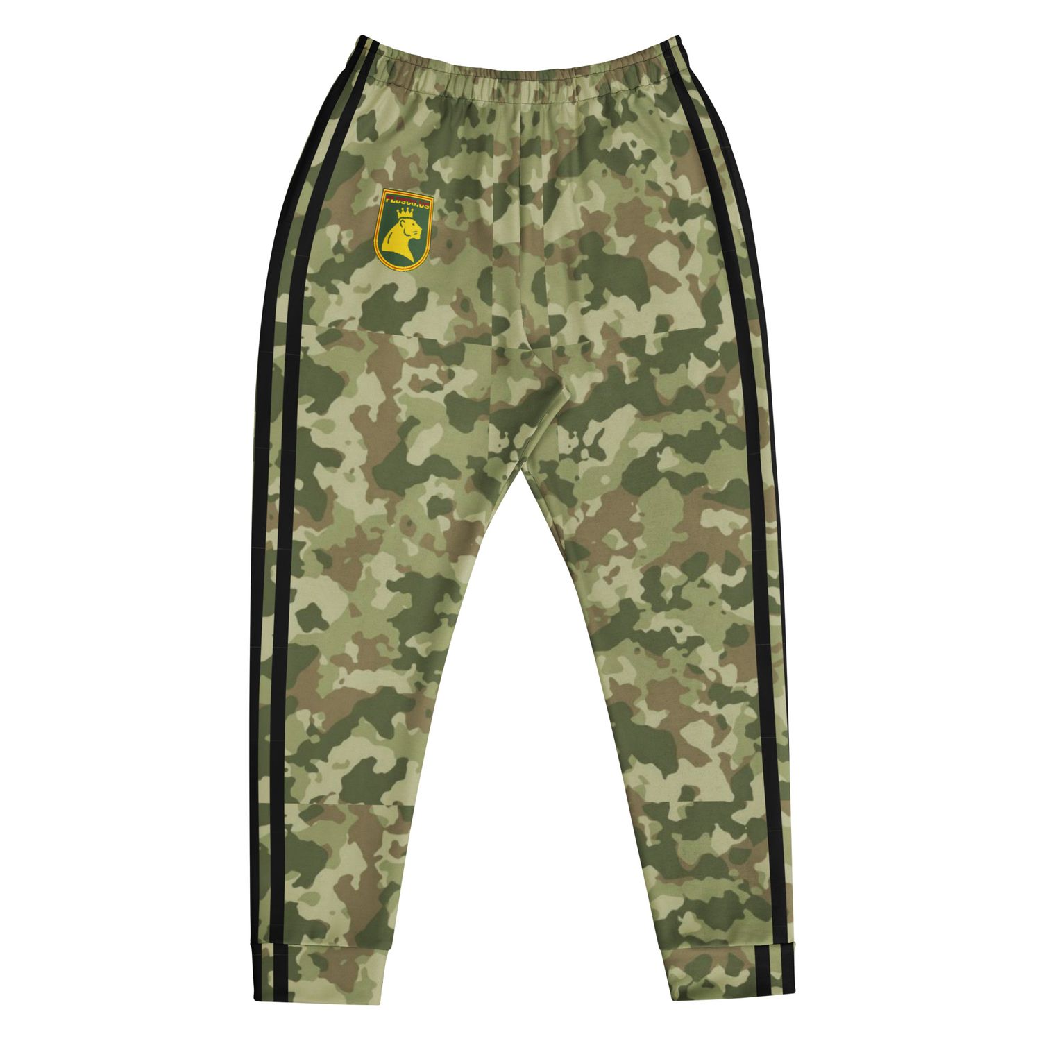 TAZ camo Track Suit bottom with black stripes