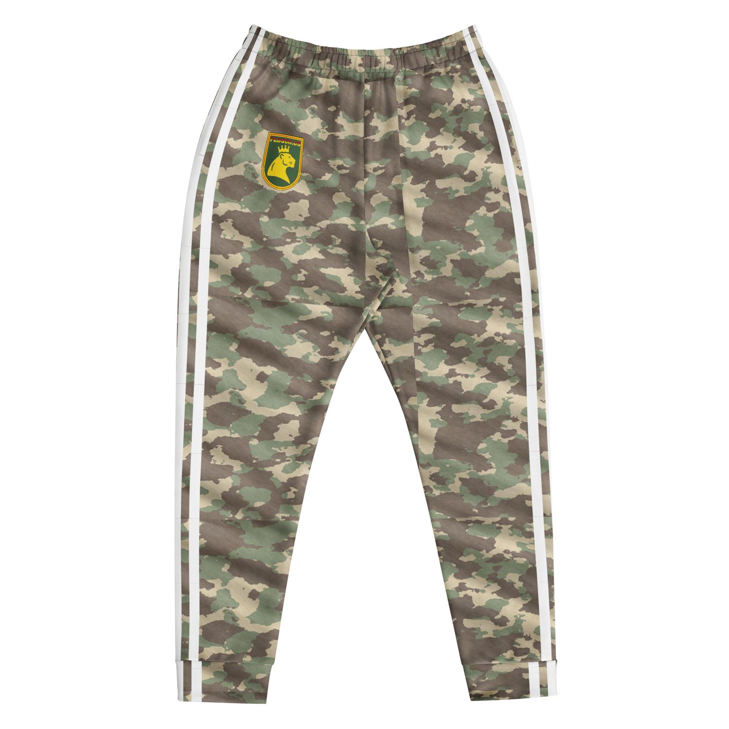 Duck Hunter camo Track Suit bottom with white stripes