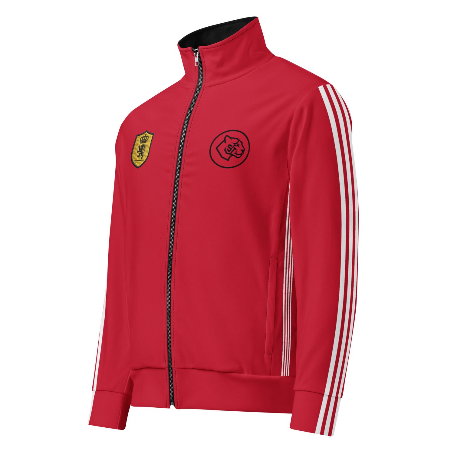 SCARLET TACTICIAN TRACK JACKET TOP
