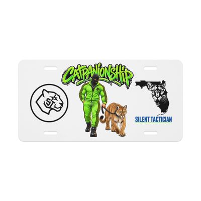 Catpanion License Plate