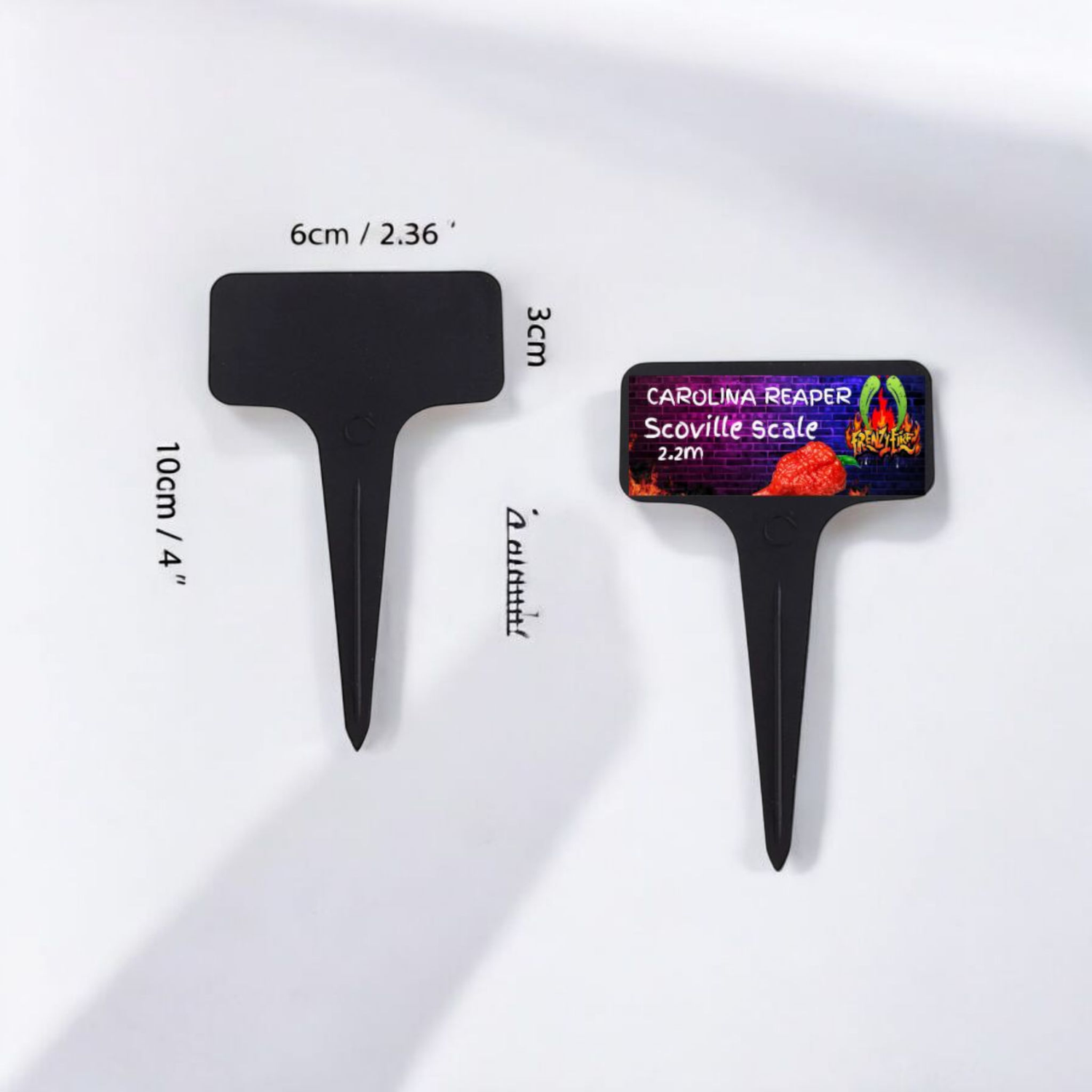 Weather proof labelled plant markers
