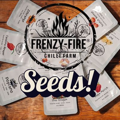 Chilli seed from mild variety jalapeños to super hot carolina reaper.