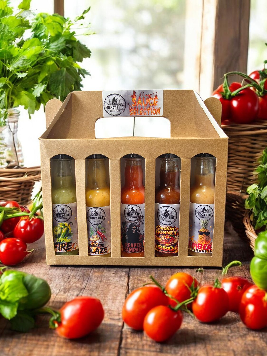 Frenzy-fire sauce selection