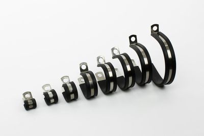 Stainless Steel Rubber Lined P-Clips Clamps