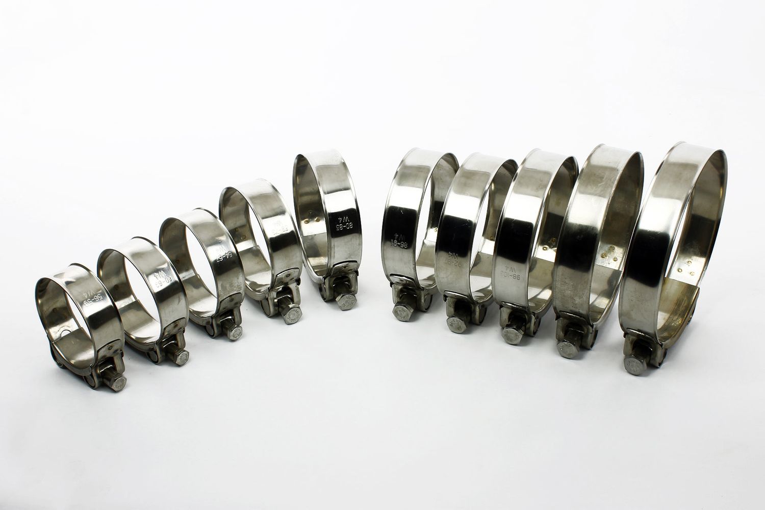 Stainless Steel W4 Heavy Duty T-Bolt Hose Clips Clamps