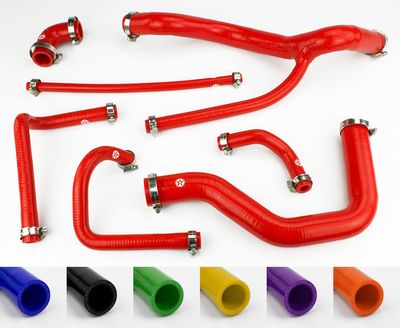Land Rover Defender 200TDI RHD &#39;91-&#39;94 Silicone Radiator Coolant Hose Kit