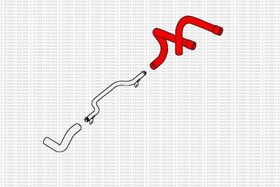 Land Rover Defender 200TDI RHD '91-'94 Silicone Heater Coolant Hose Kit