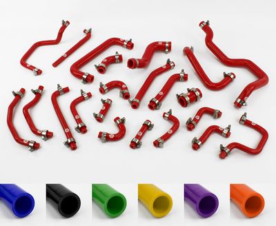 Toyota MR2 MK2 Turbo Rev1-2 Silicone Ancillary Coolant &amp; Breather Hose Kit