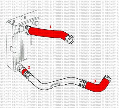 Land Rover Discovery 200TDI Silicone Intercooler Turbo Hose Kit