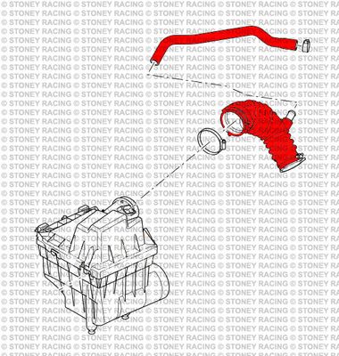 Land Rover Defender Td4 Puma 2.2 TDCi Silicone Air Intake Hose Kit
