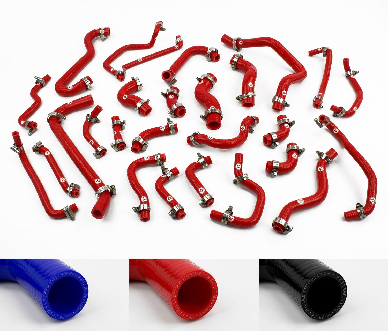 Toyota MR2 MK2 Turbo Rev3-5 Silicone Ancillary Coolant &amp; Breather Hose Kit