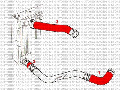 Land Rover Discovery MK1 300TDI Silicone Intercooler Turbo Hose Kit
