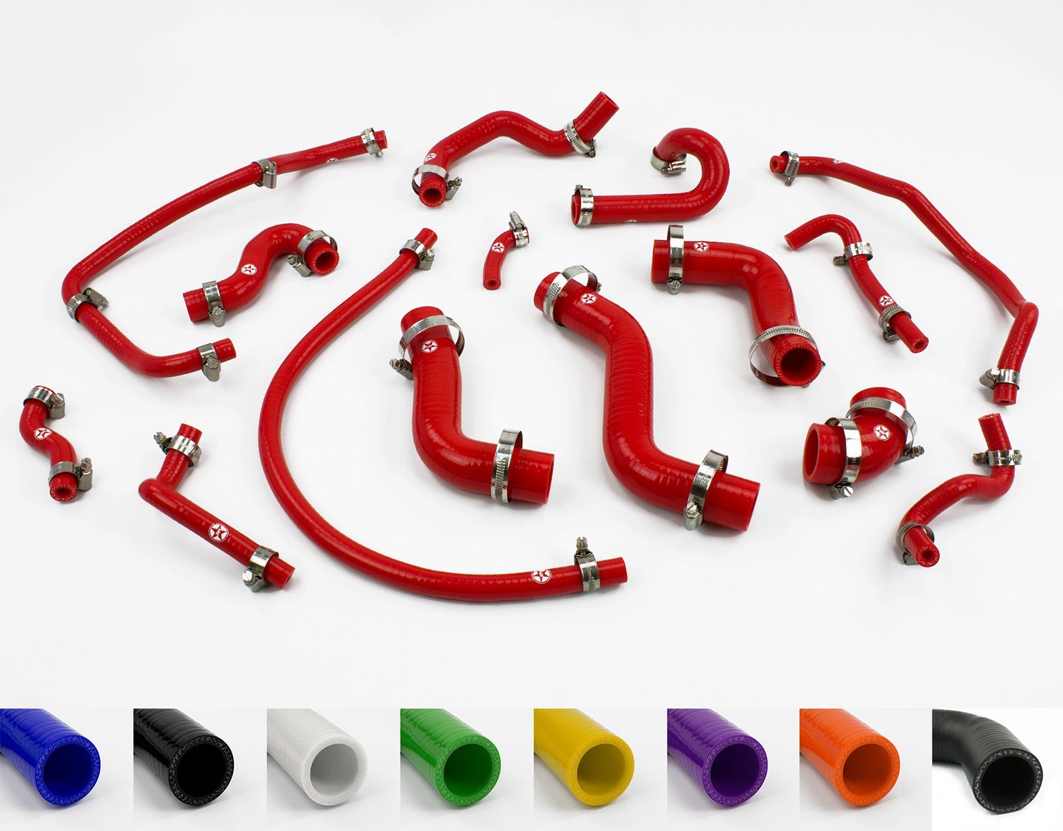 Mazda Mx5 MK1 NA 1.6 Silicone Radiator Coolant &amp; Breather Hose Kit
