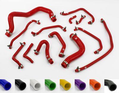 Mazda Mx5 MK2/MK2.5 NB 1.8 Silicone Radiator Coolant &amp; Breather Hose Kit