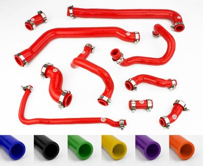 MINI One/Cooper MK1 R50/R52 AC &#39;00-&#39;03 Silicone Radiator Coolant Hose Kit