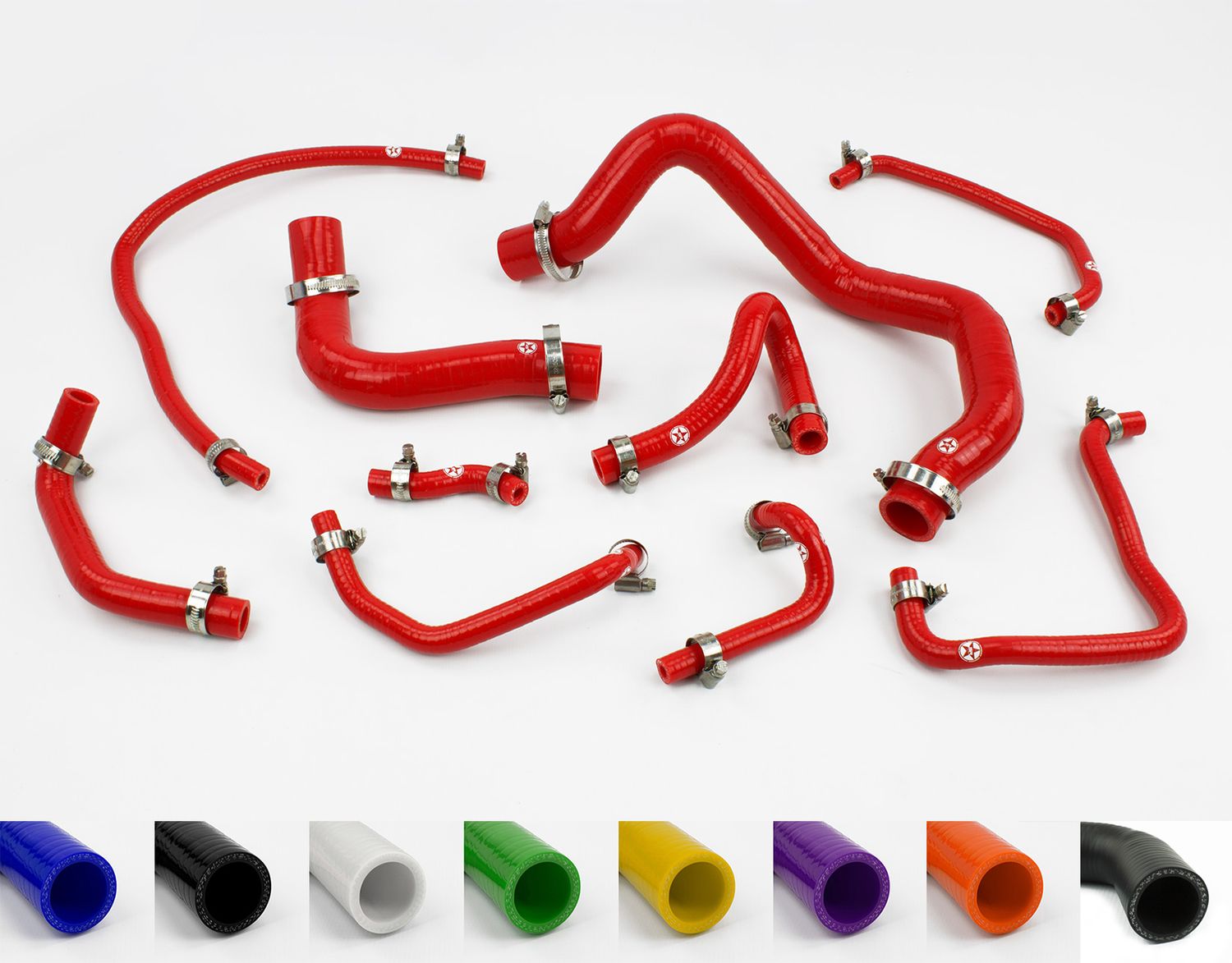 Mazda Mx5 MK2 1.6 Silicone Radiator Coolant &amp; Breather Hose Kit