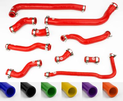 MINI One/Cooper MK1 R50/R52 Non-AC &#39;04-&#39;06 Silicone Radiator Coolant Hose Kit