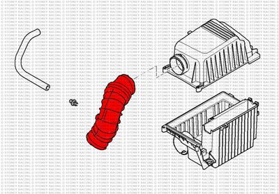 MINI Cooper S MK1 R53/R52 Automatic Silicone Air Intake Turbo Hose Kit