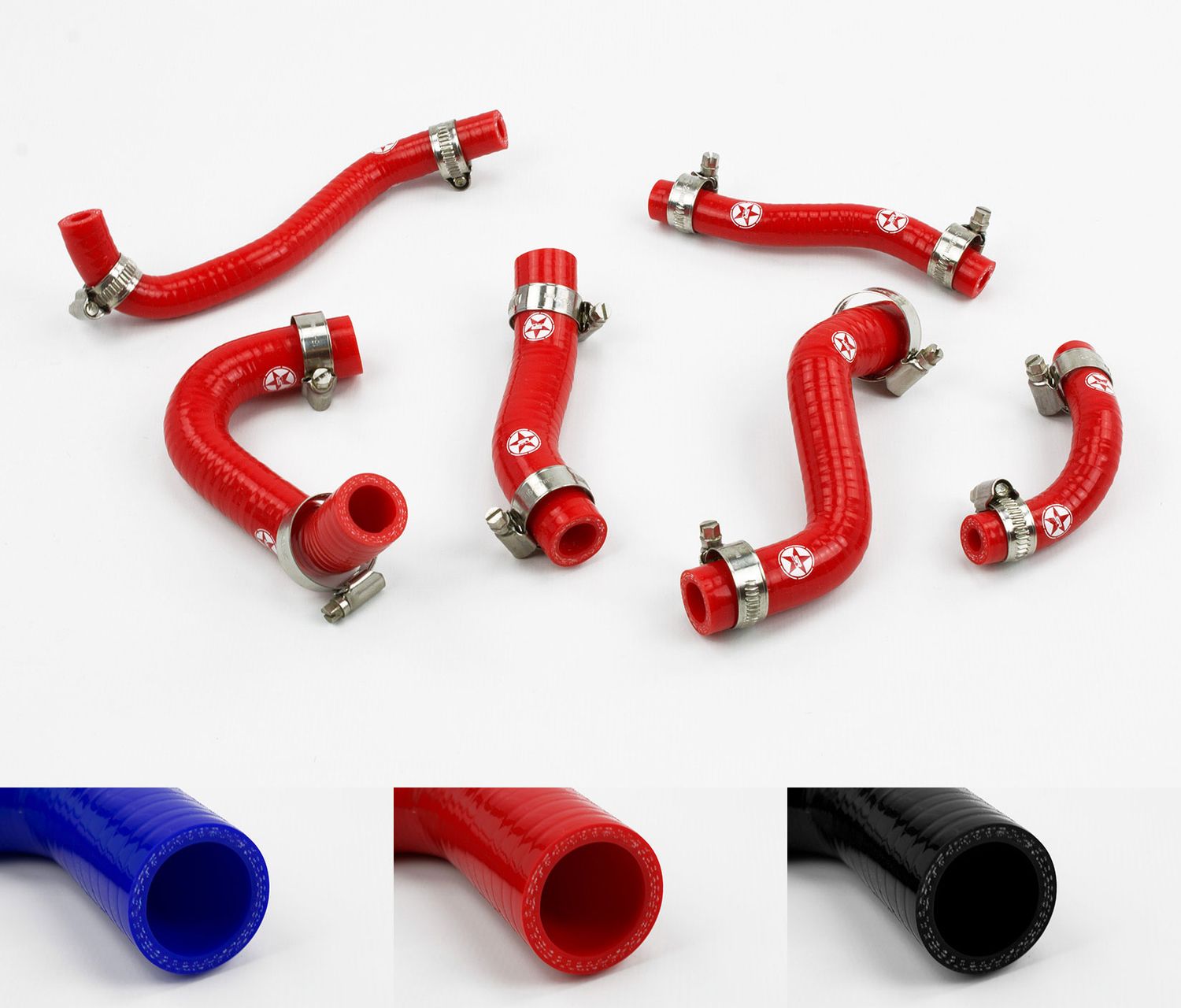 Toyota MR2 MK2 Silicone Front Trunk Heater &amp; Brake Booster Hose Kit