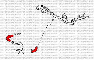 Toyota MR2 MK2 Turbo Rev3-5 / Celica GT4 ST205 Silicone Oil Cooler "Hose From Hell" Kit