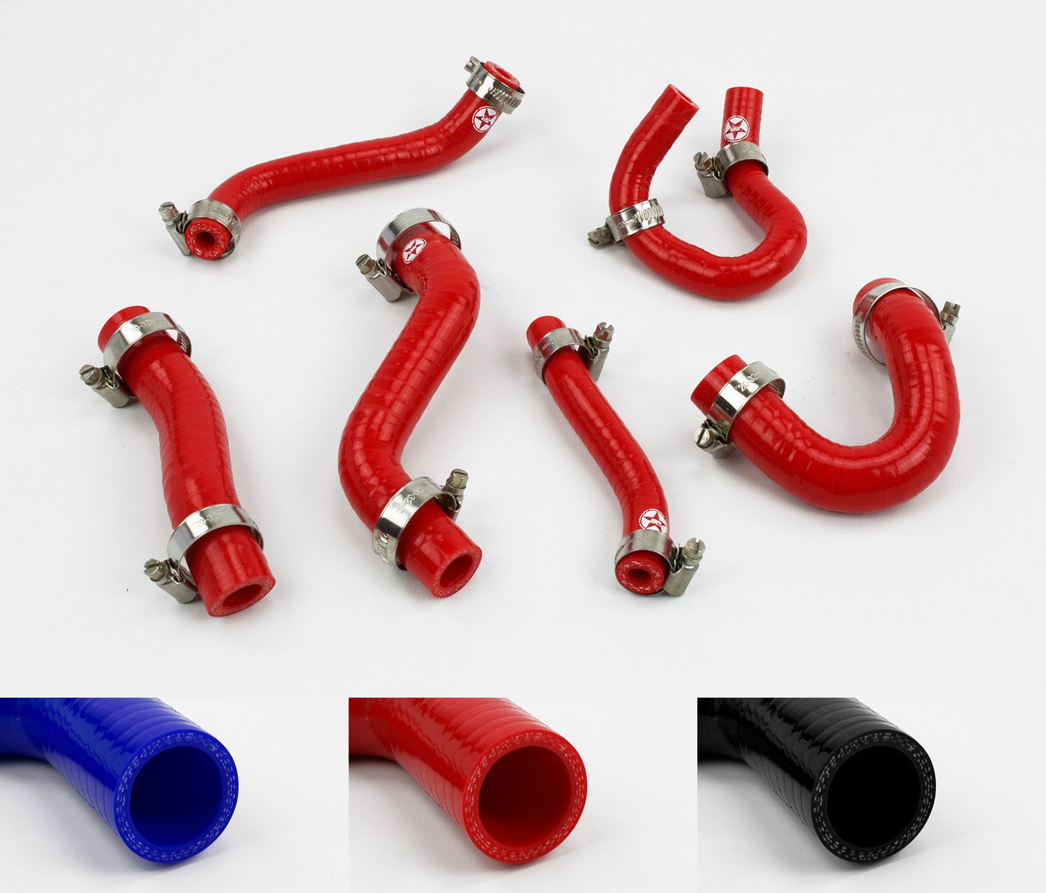 Toyota MR2 MK2 LHD Silicone Front Trunk Heater &amp; Brake Booster Hose Kit