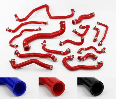 Nissan 350Z Z33 VQ35DE Silicone Radiator Coolant &amp; Breather Hose Kit
